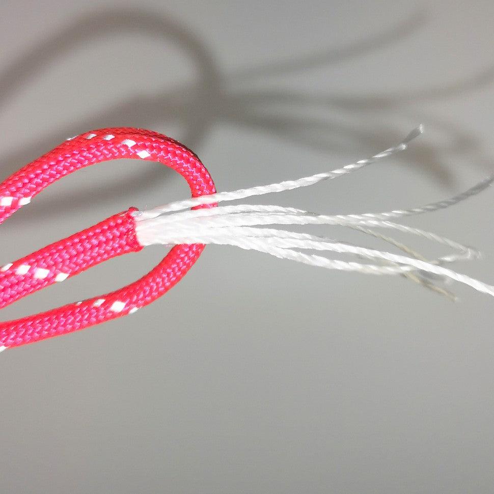 4mm red reflective paracord. 7 Strand