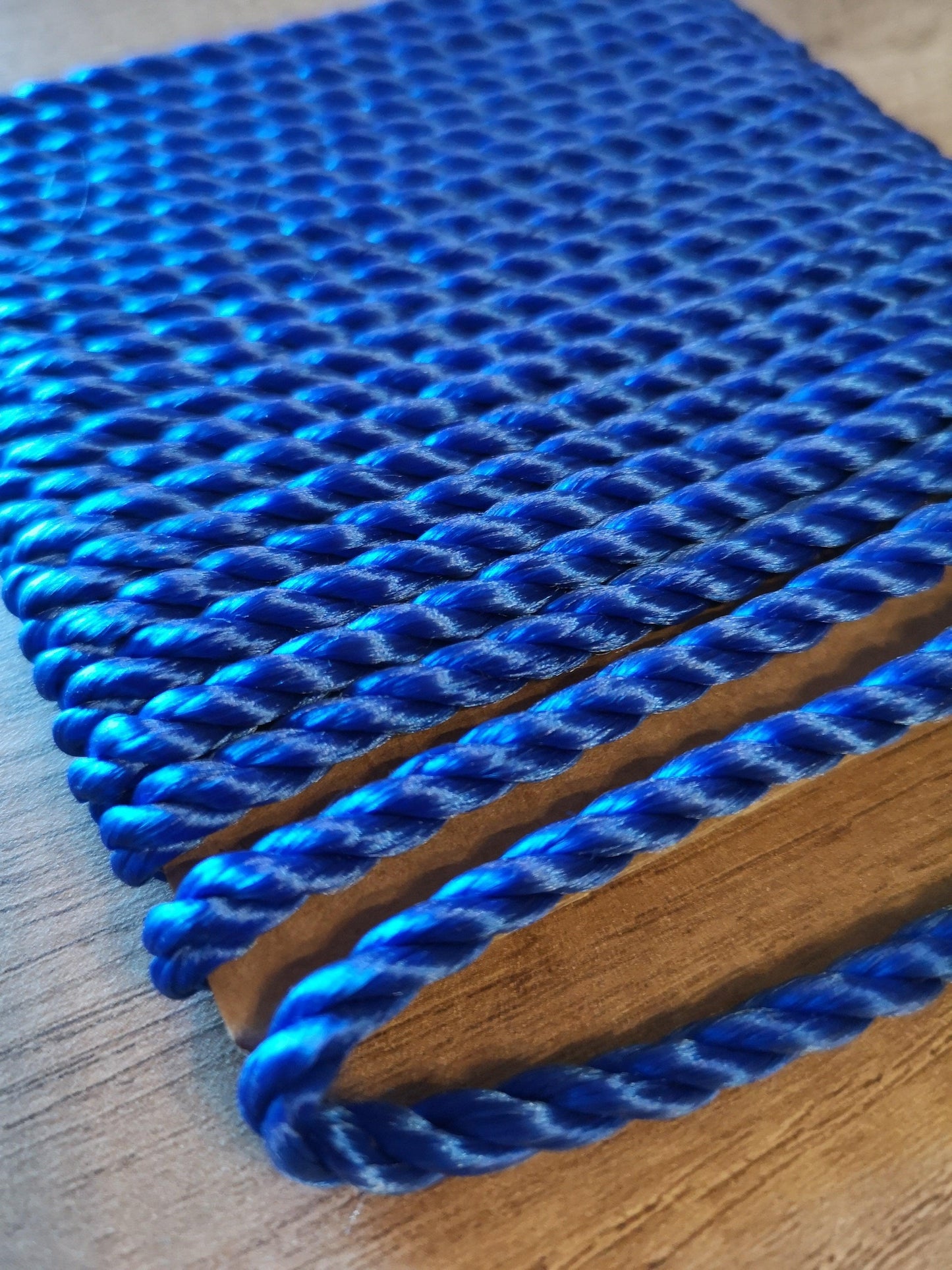 6mm Twisted Rope. Blue