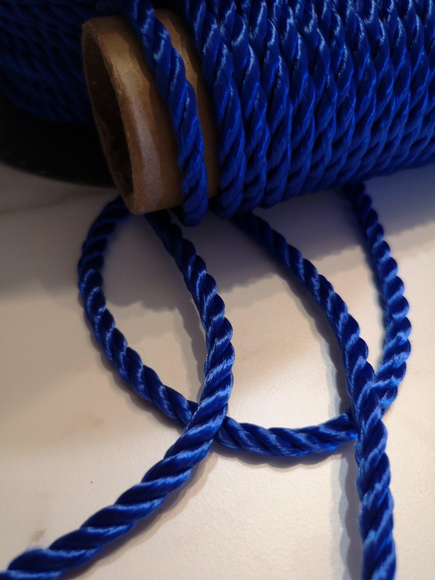 6mm Twisted Rope. Blue