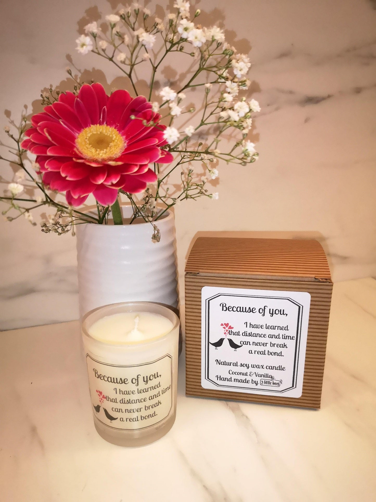 Soy wax candle. I have learned