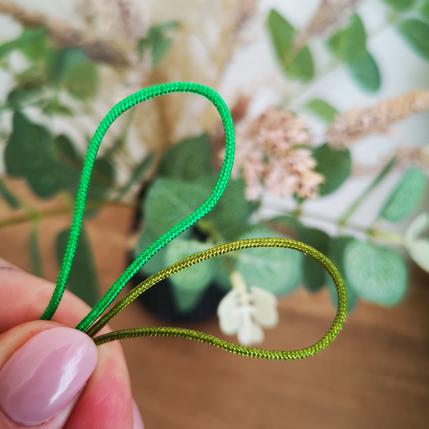1.5mm nylon moss green cord