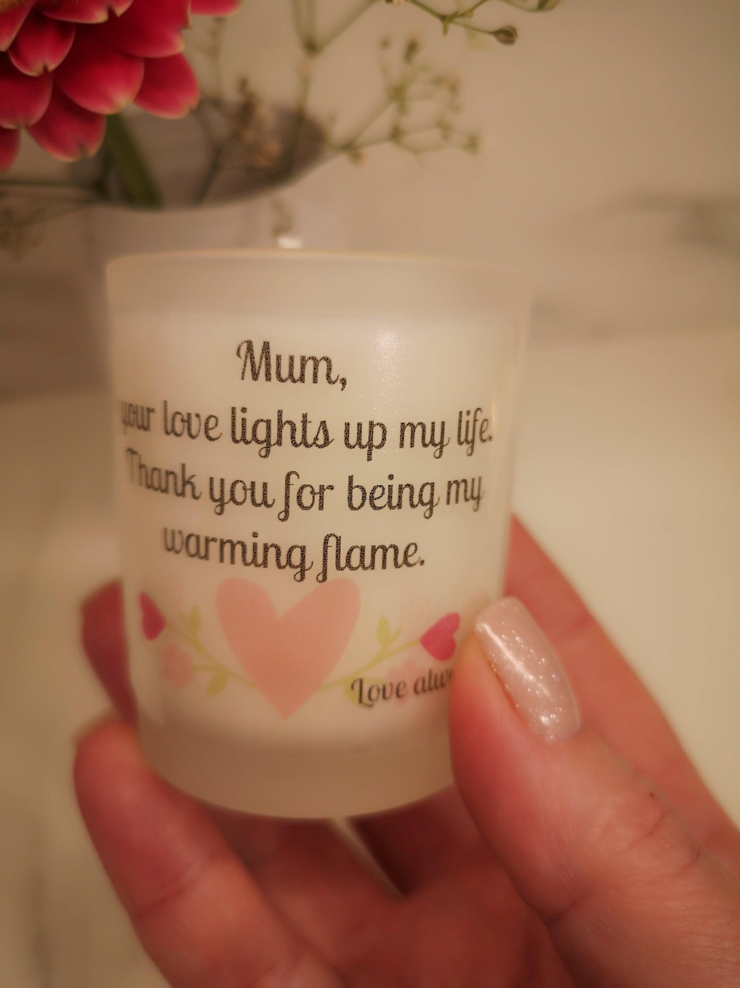 Scented wax candle
Scented soy wax  candle
Candle for mum
Gift for mum