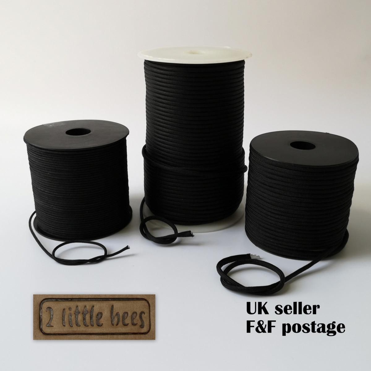 Extra strong black paracord