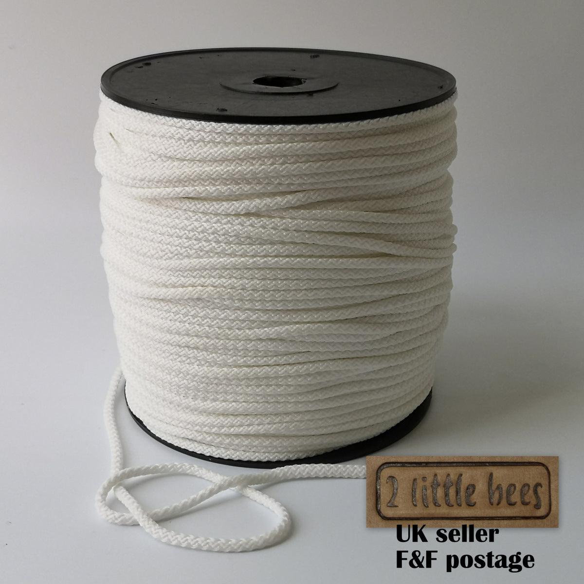 5mm White Strong Rope – 2 little bees
