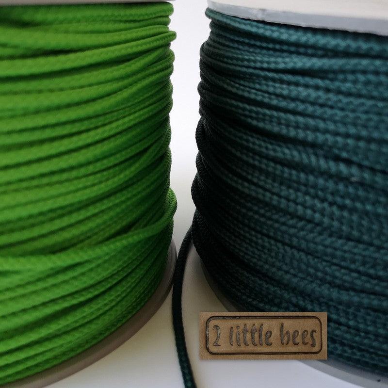 2mm Forest Green Strong Rope - 2 little bees