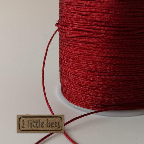 Nylon cord. Red