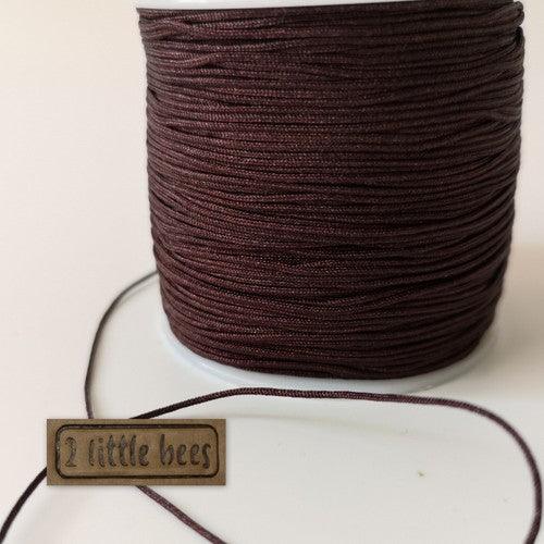Nylon cord. Brown