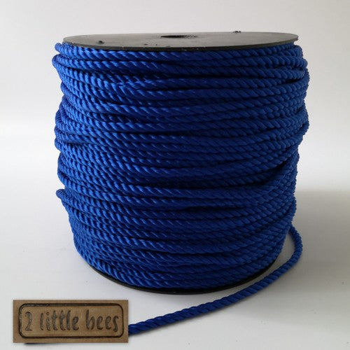 6mm Twisted Rope. Blue – 2 little bees