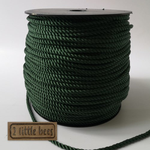 6mm Twisted Rope. Dark green – 2 little bees