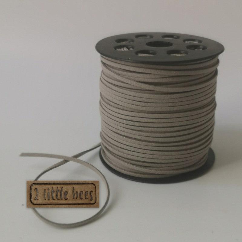 Faux suede grey. Craft supplies