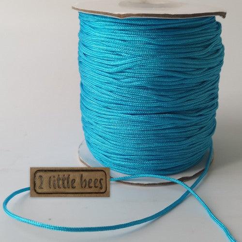 1.5mm Nylon light blue cord - 2 little bees