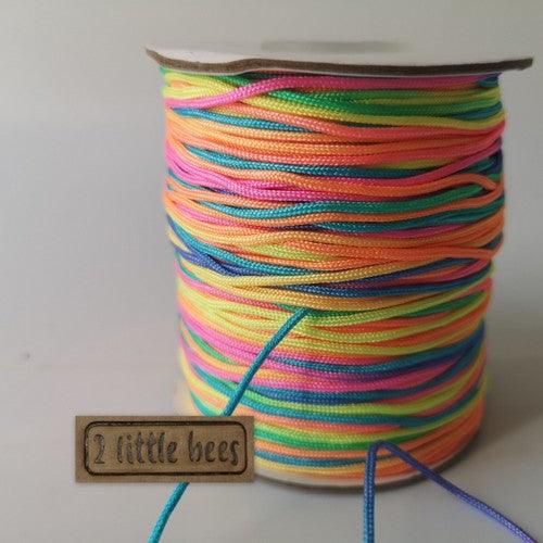 1.5mm Nylon multicolor cord - 2 little bees