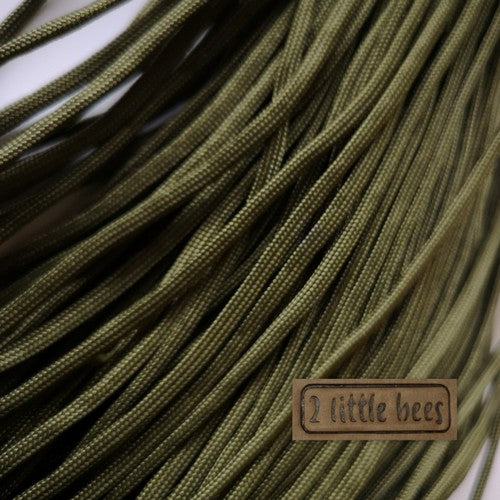 4mm army green paracord. 7 Strand – 2 little bees