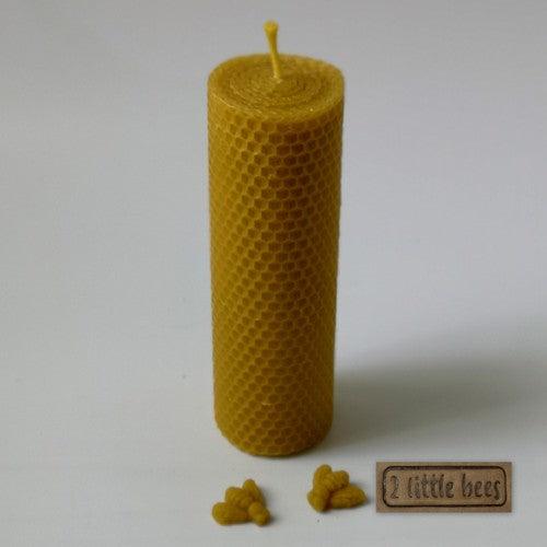 Beeswax candle. Natural product