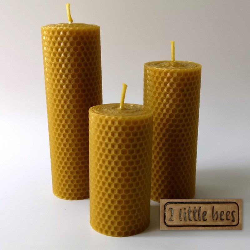Beeswax candles Gift present