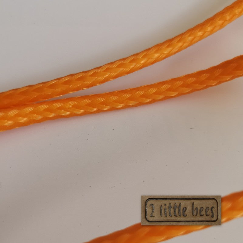 6mm orange rope - 2 little bees