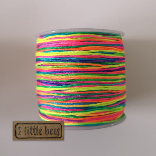 0.8mm Nylon Cord. Multi - 2 little bees