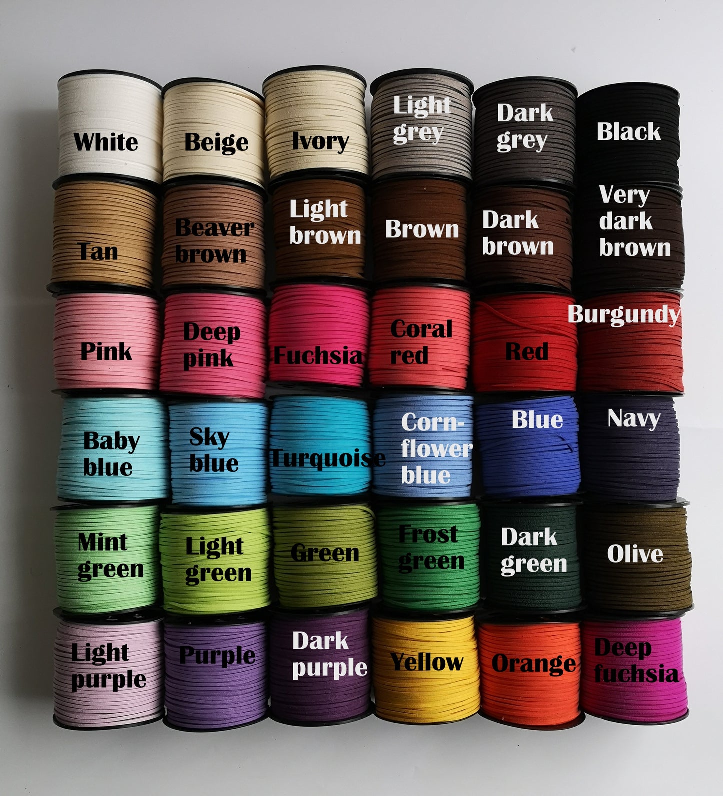 Flat Faux Suede Cord – Jewellery Making & Craft Cord