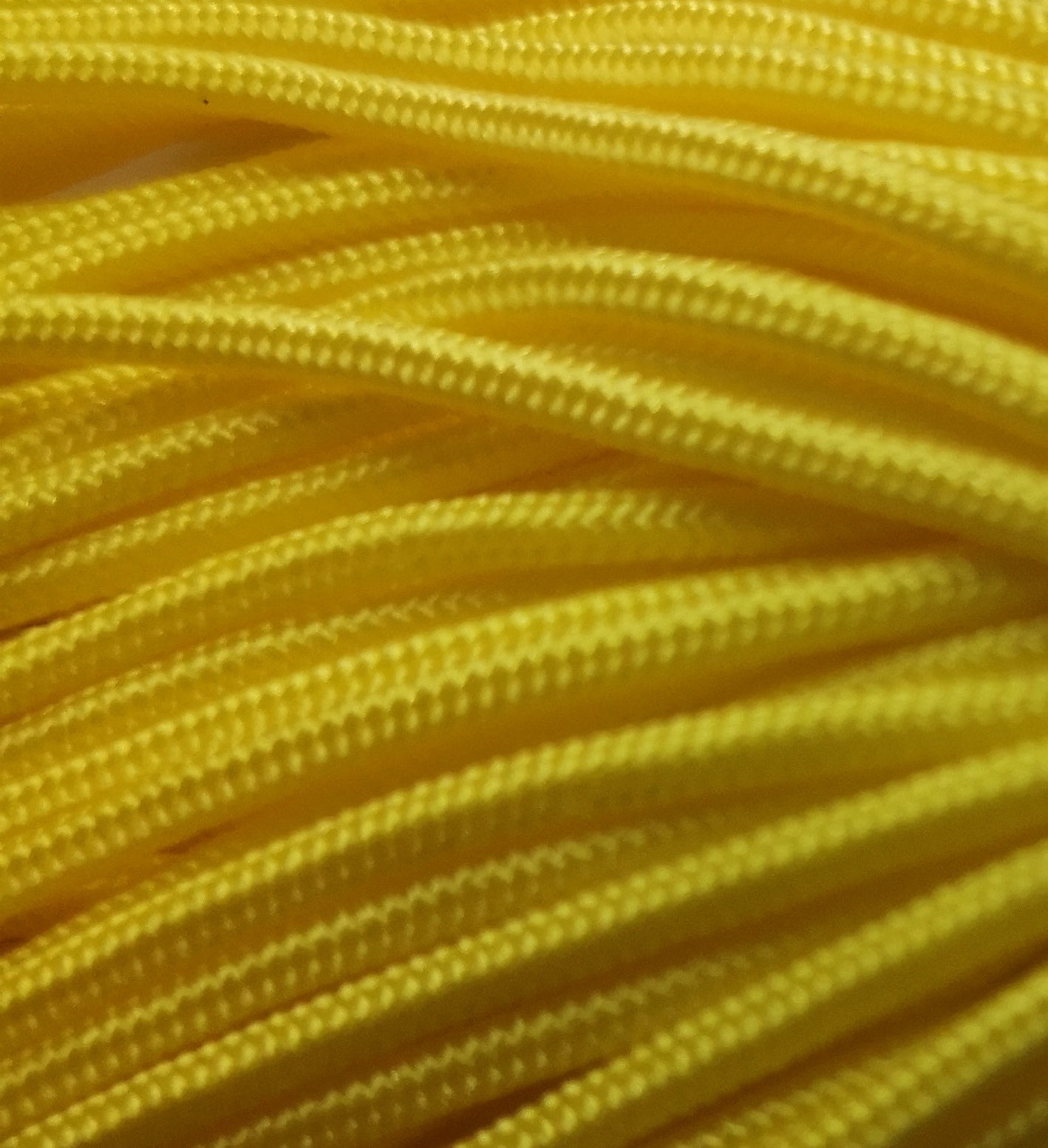 2mm paracord. Yellow