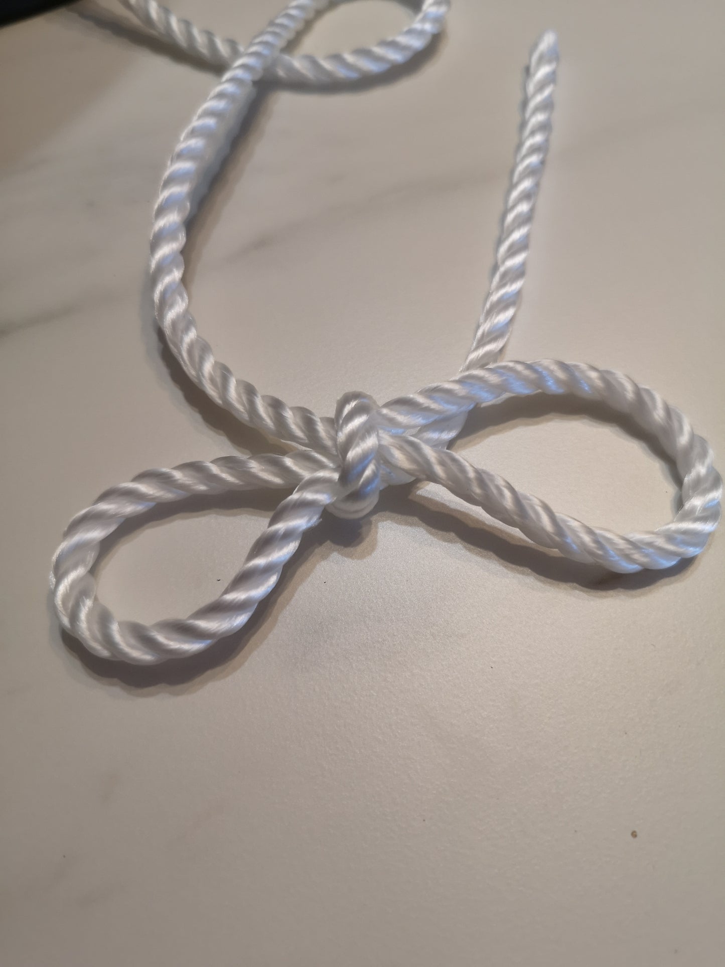 6mm Twisted Rope. White