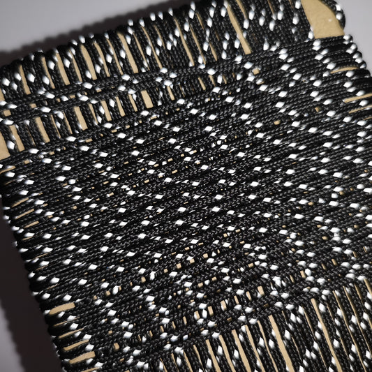 2mm black  reflective paracord
