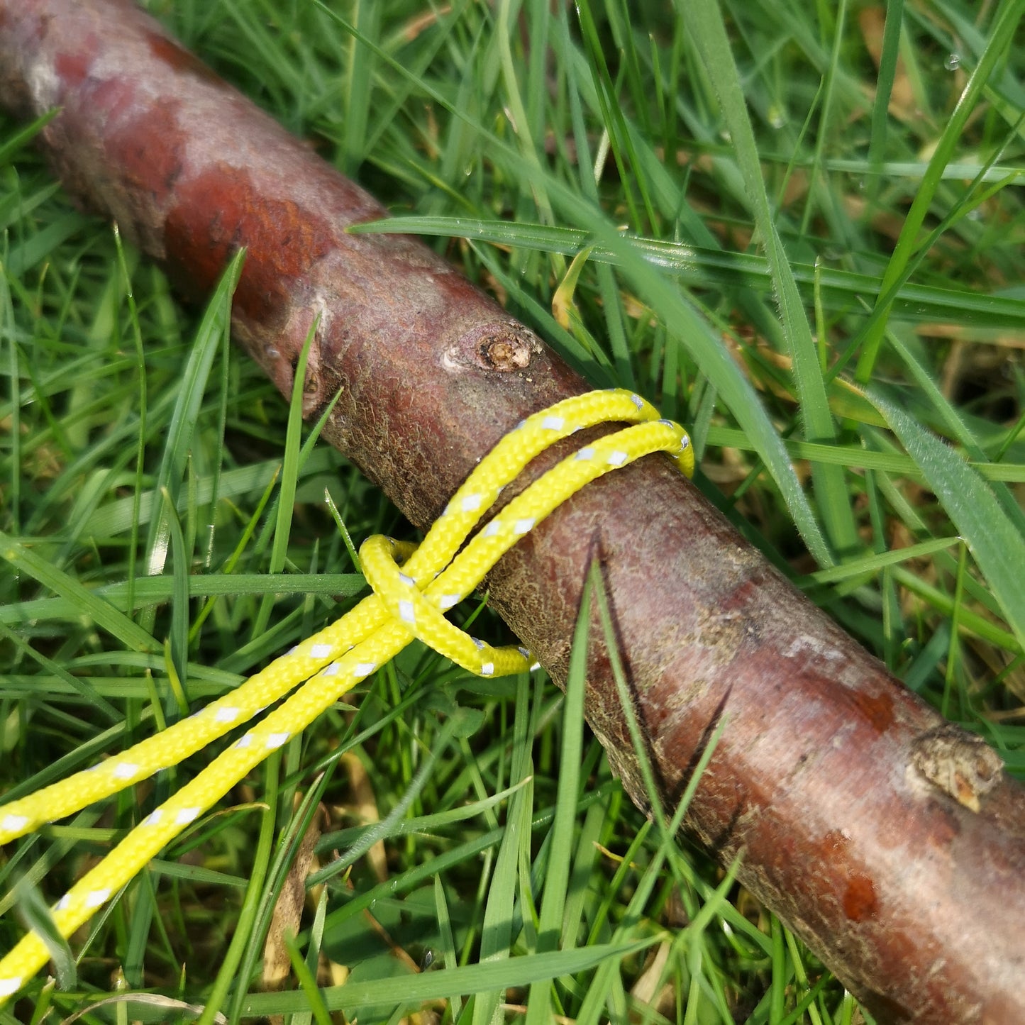 2mm yellow reflective paracord