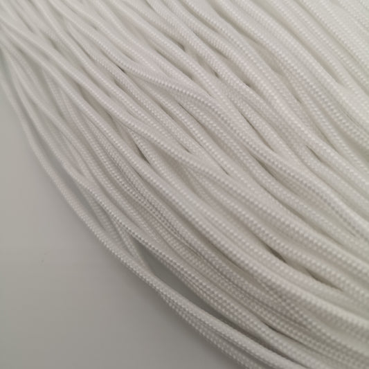 2mm paracord. White