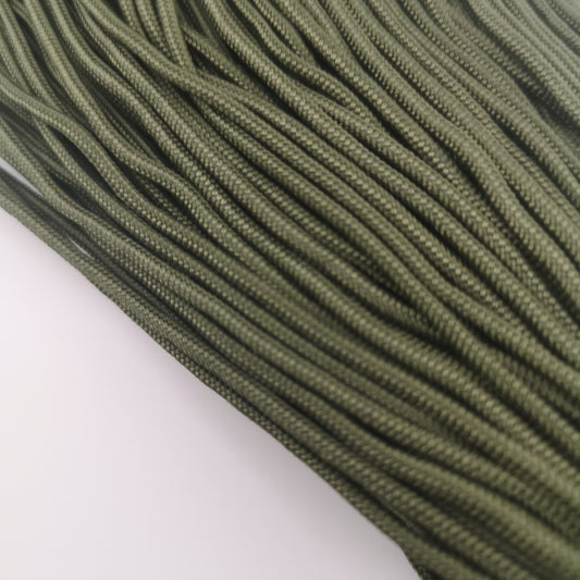 2mm paracord army green for hiking
