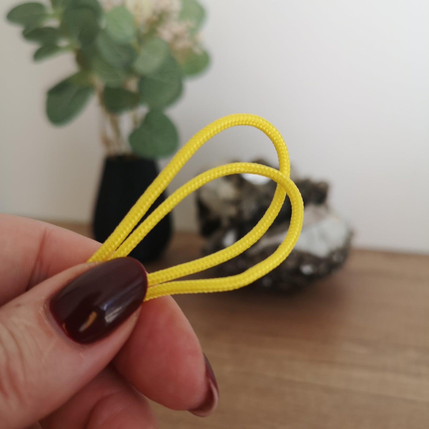 2mm paracord. Yellow