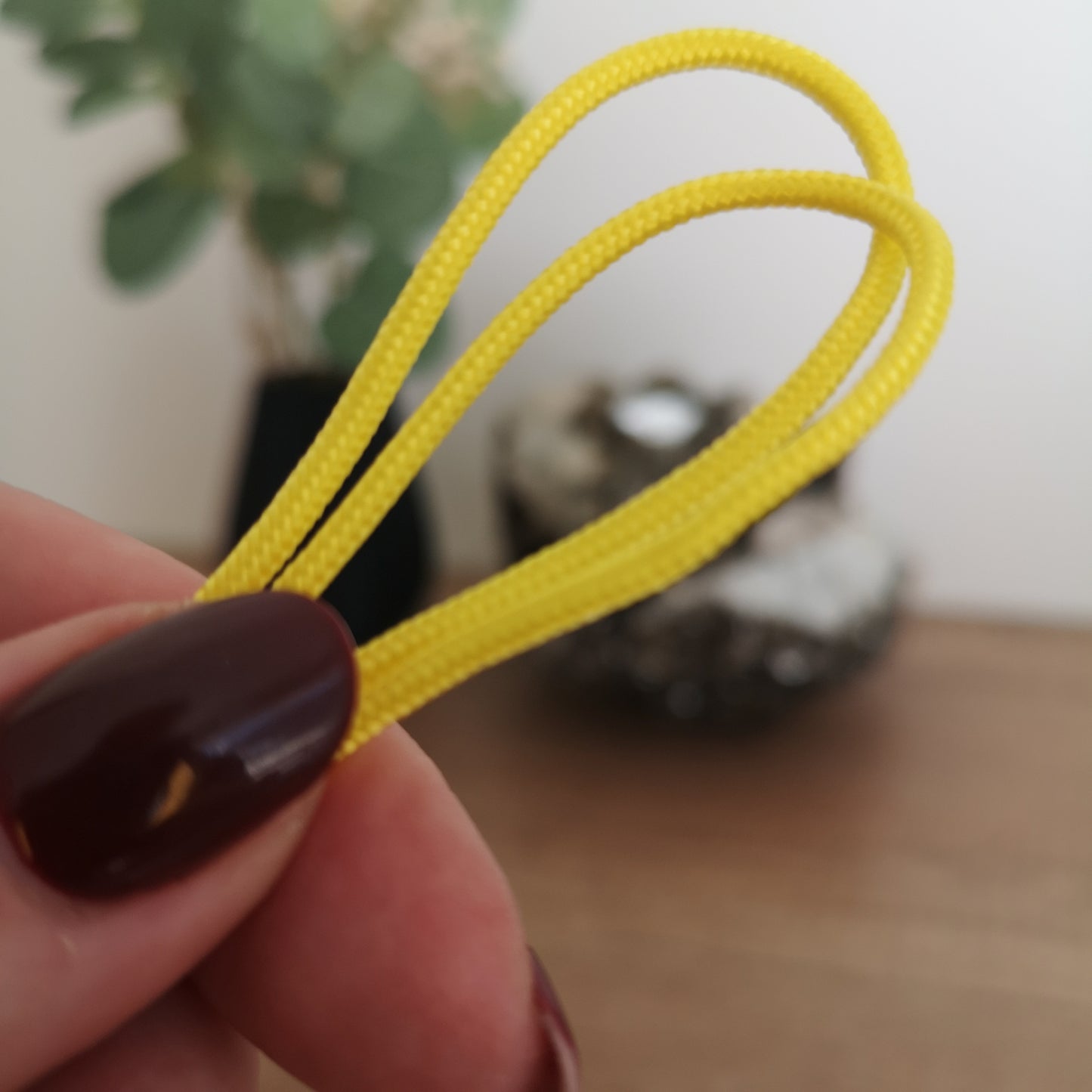 2mm paracord. Yellow
