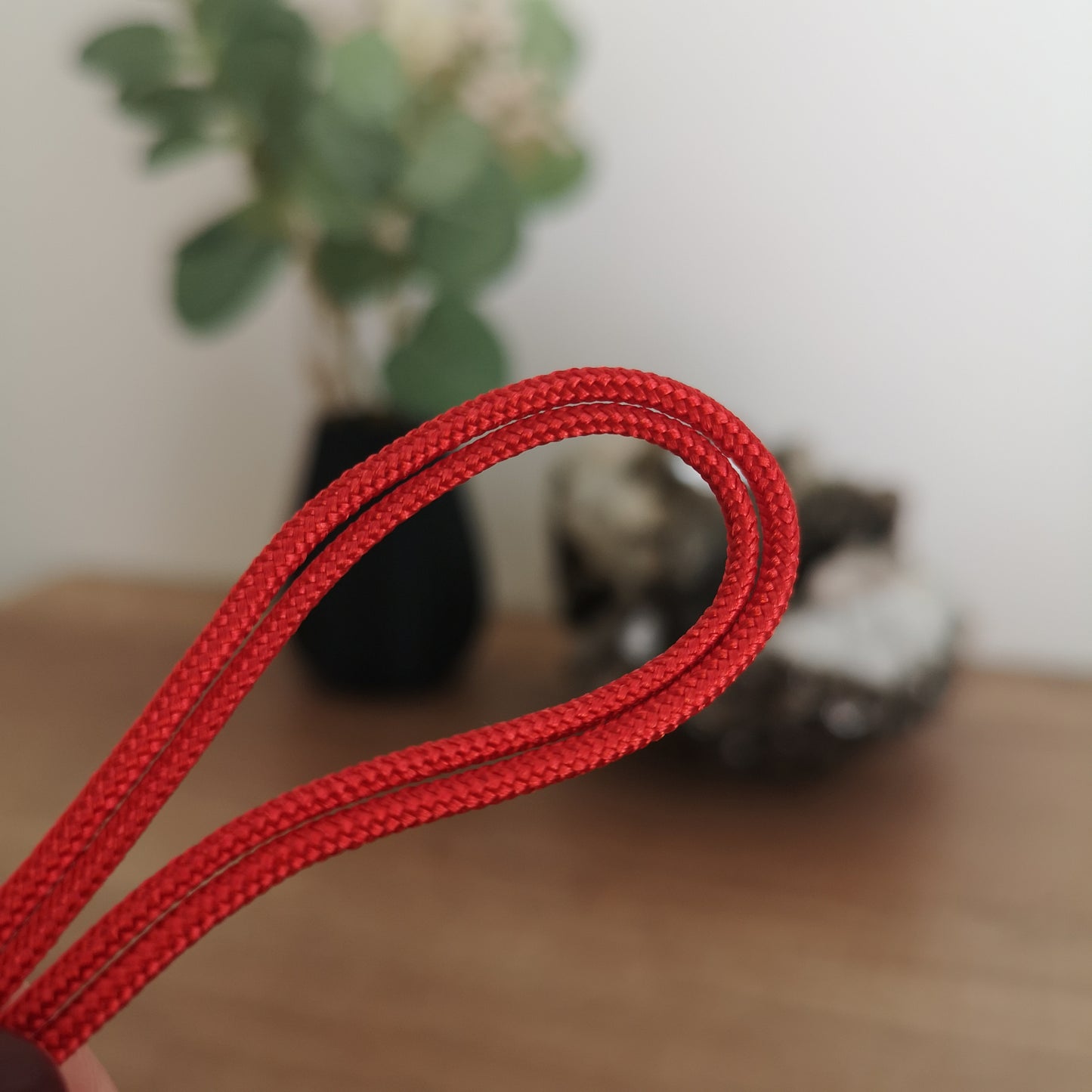 2mm paracord. Red