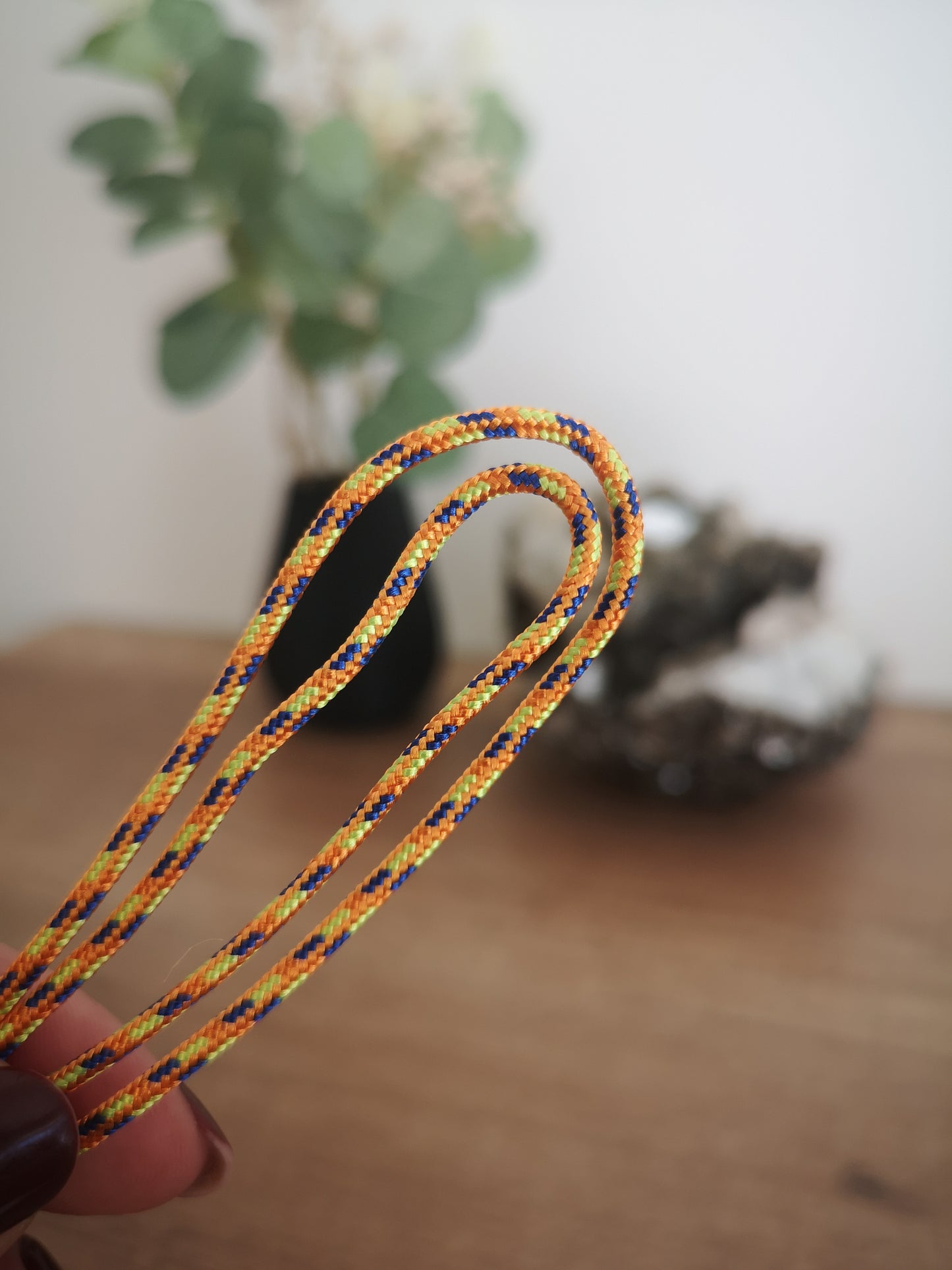 2mm paracord. Orange/yellow