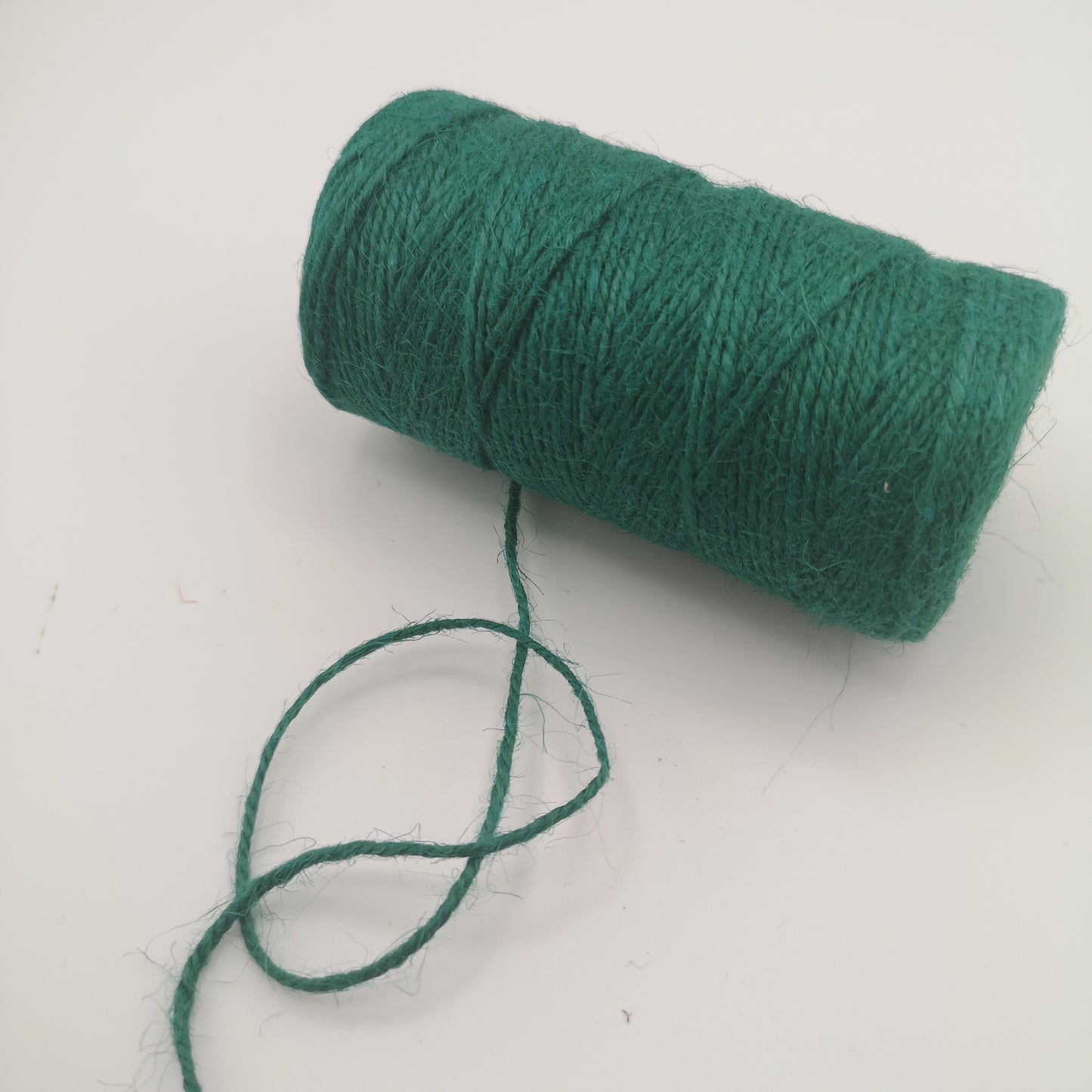 Natural Jute Twine Roll. Dark green Eco-Friendly Garden, Craft & Packaging String.