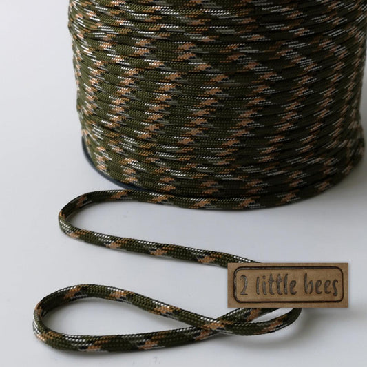 7 core strand paracord rope camouflage