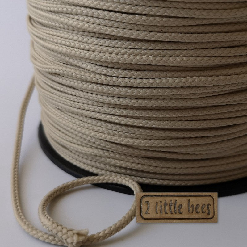 2mm Ivory Strong Rope - 2 little bees