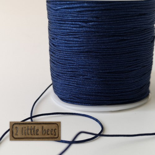 Nylon cord. Blue