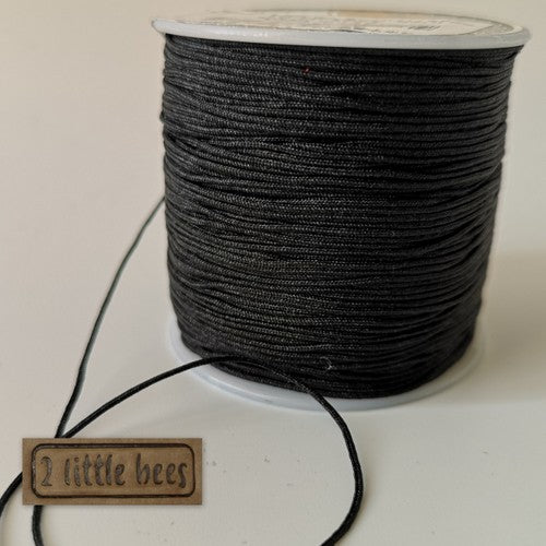 Black nylon cord