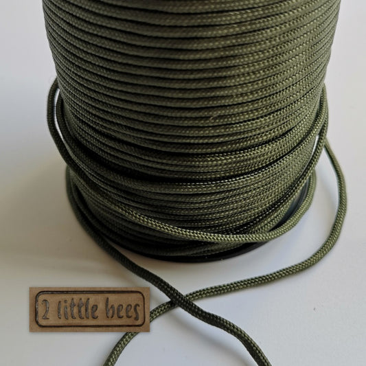 3mm army green paracord - 2 little bees