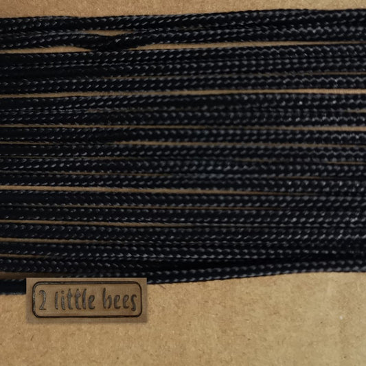2mm paracord. Black - 2 little bees