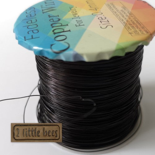 1.5mm Nylon black cord – 2 little bees