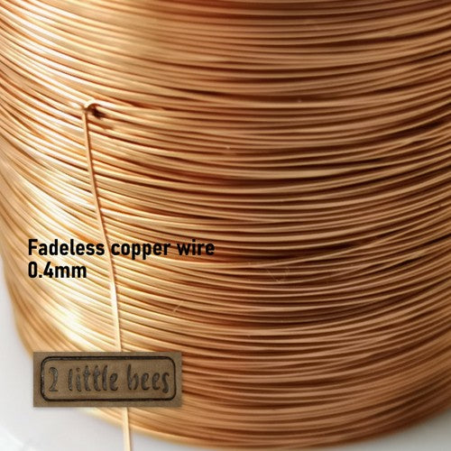 Copper Plated Fadeless Wire 0.4mm - 2 little bees