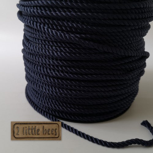 Twisted rope. Blue