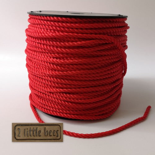 Twisted rope. Red