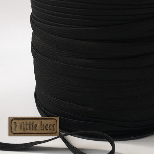 10mm black elastic cord - 2 little bees