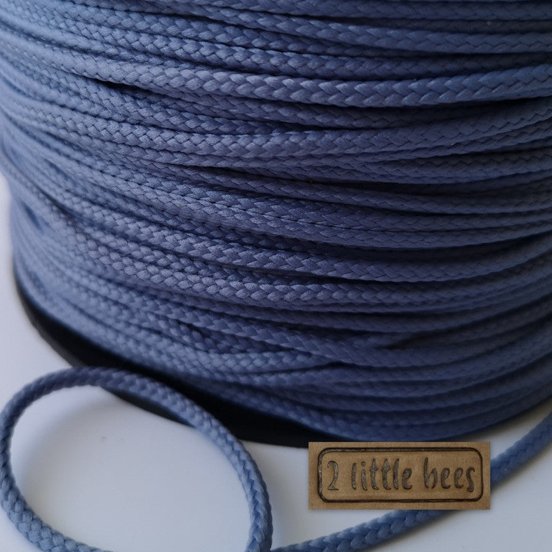 2mm Light Blue Strong Rope - 2 little bees