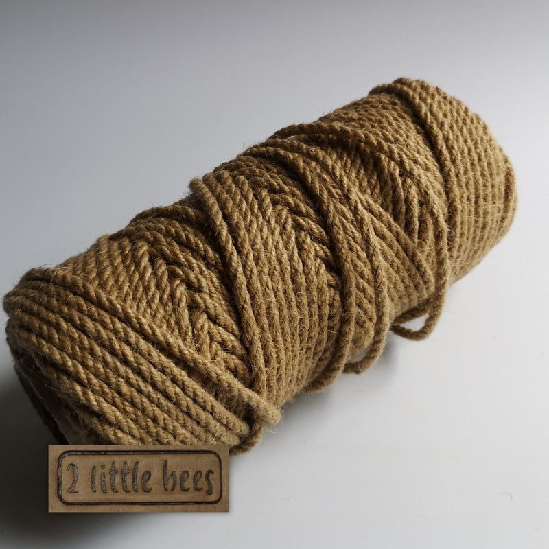 4mm natural jute twine - 2 little bees